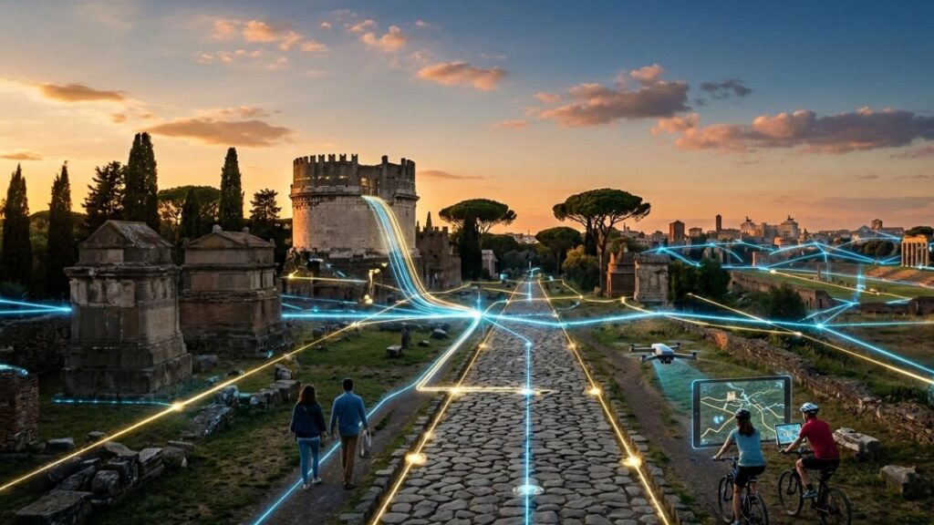 Valorizzazione digitale della Via Appia attraverso l’estrazione e l’arricchimento semantico dei metadati